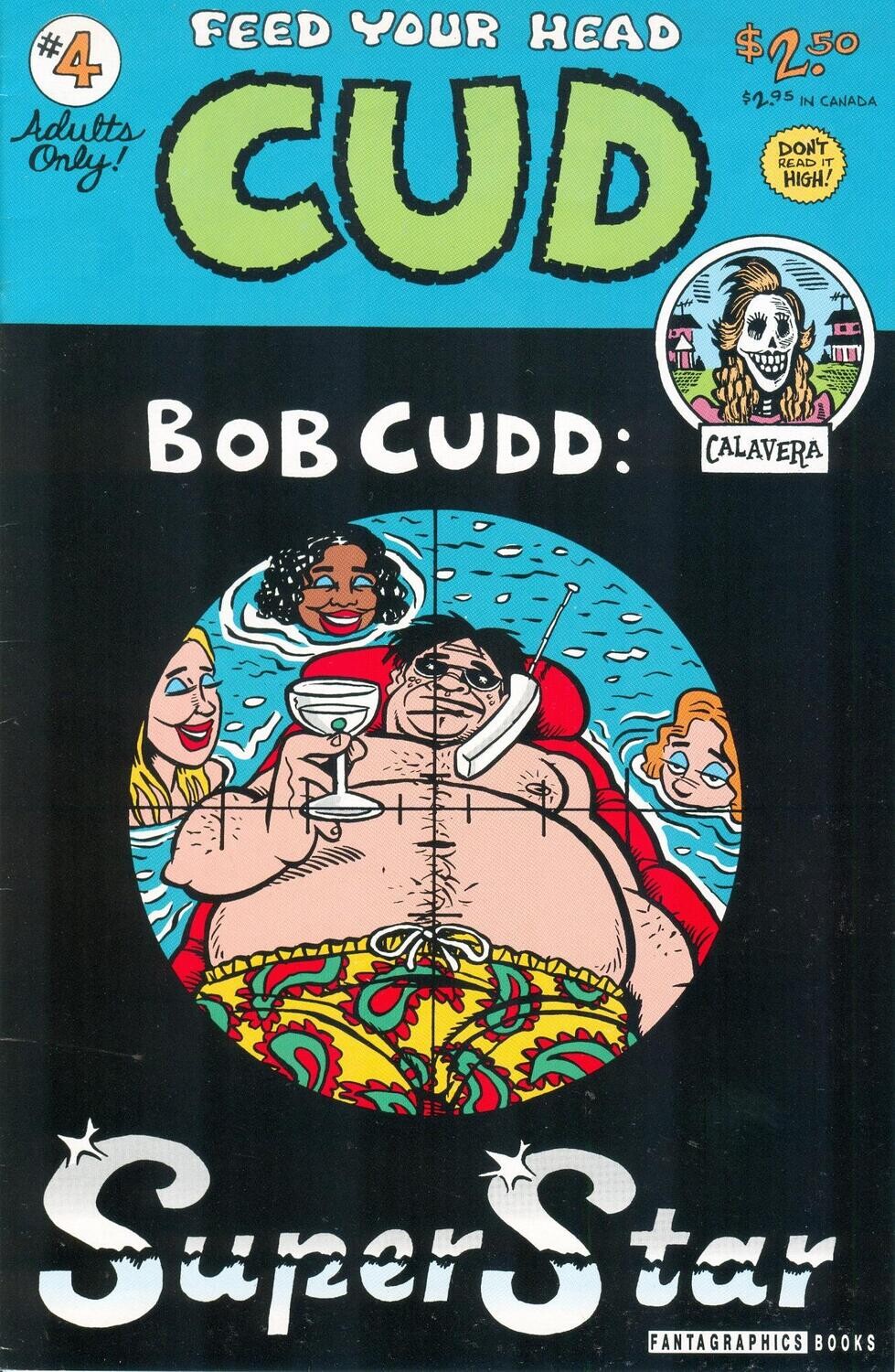 Cud #4, Fantagraphics, August 1993, $2.50 cover price, Terry LaBan underground