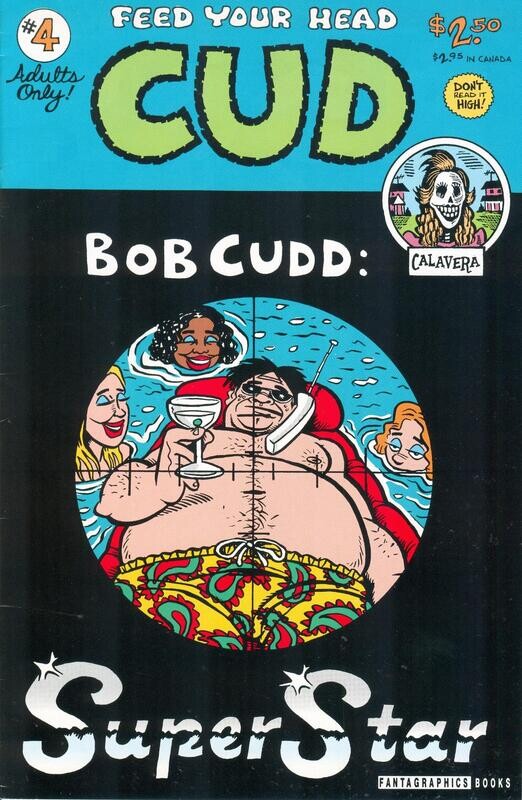 Cud #4, Fantagraphics, August 1993, $2.50 cover price, Terry LaBan underground