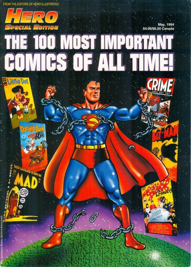 Hero Special Edition - The 100 Most Important Comics of All Time - May 1994