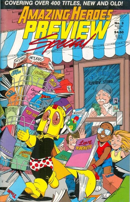1986 Amazing Heroes Summer Preview Special #3 - Fantagraphics Books