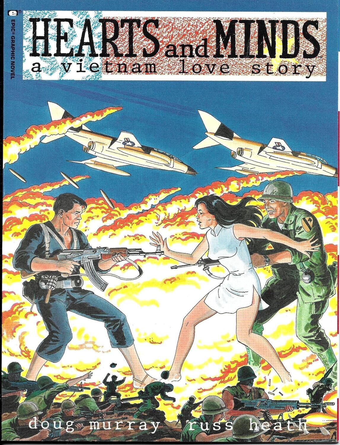 Hearts and Minds - Epic Graphic Novel, 1990, $8.95 Russ Heath, Vietnam
