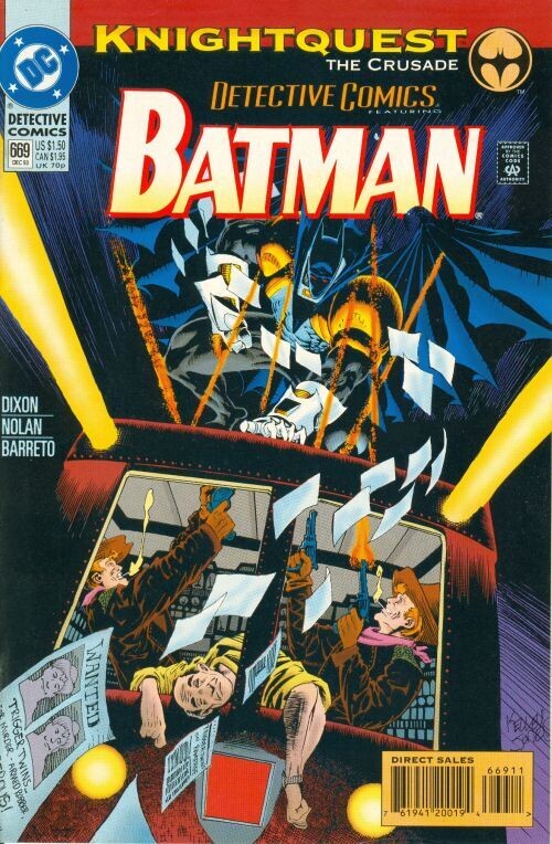 Detective Comics #669, Kelley Jones cover, $1.50 cover price, December 1993