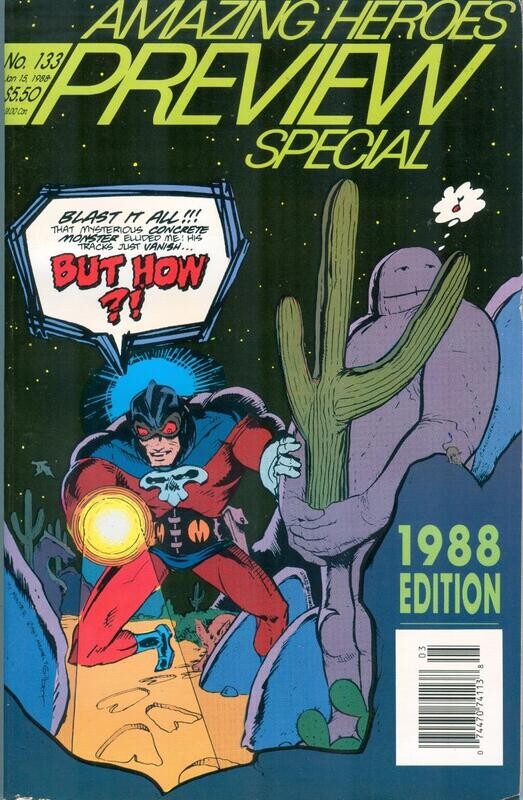 Amazing Heroes #133 - 1988 Preview Special, Fantagraphics, Michael T. Gilbert