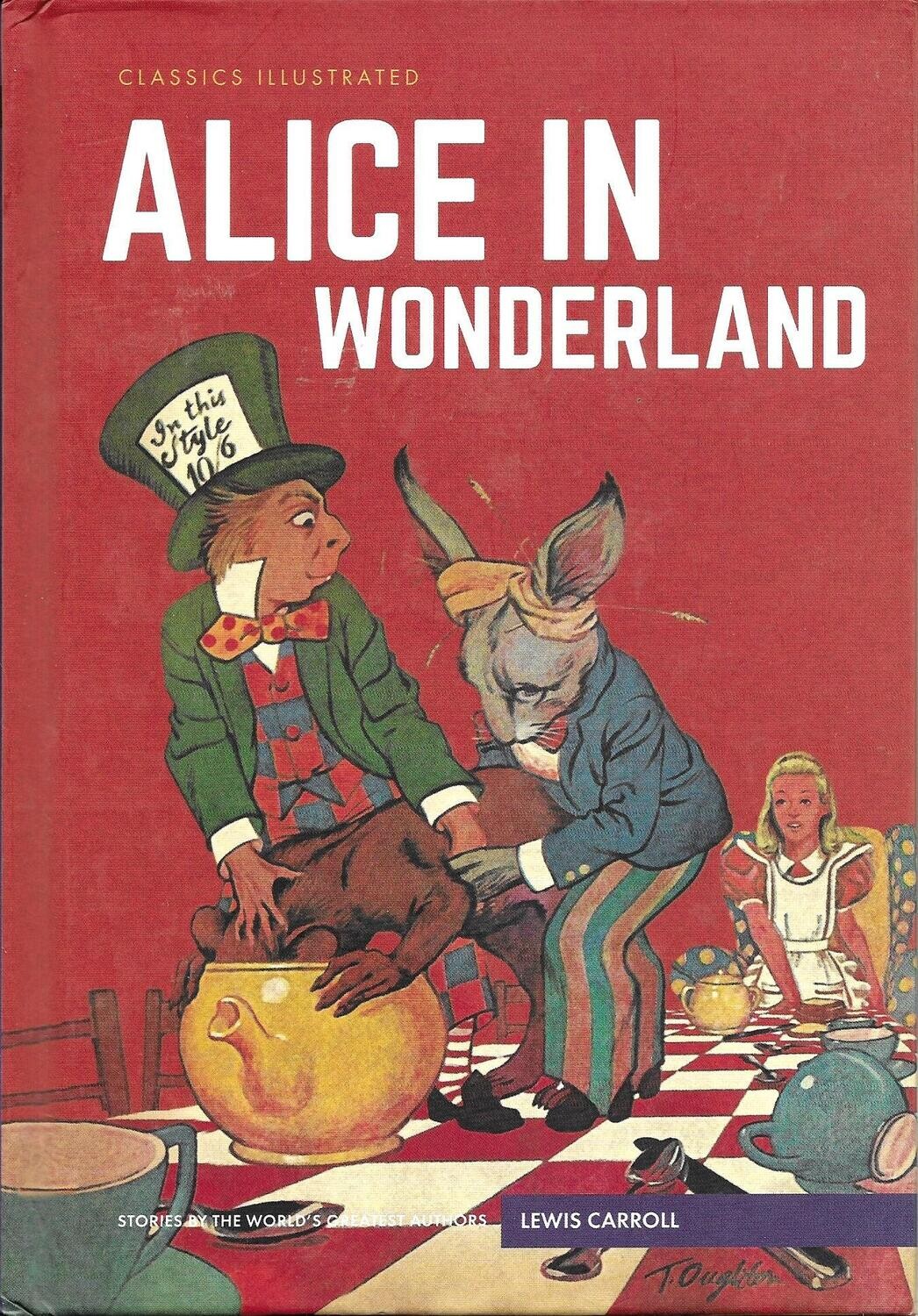 Alice in Wonderland - Classics Illustrated British Hardback Special Edition, NEW
