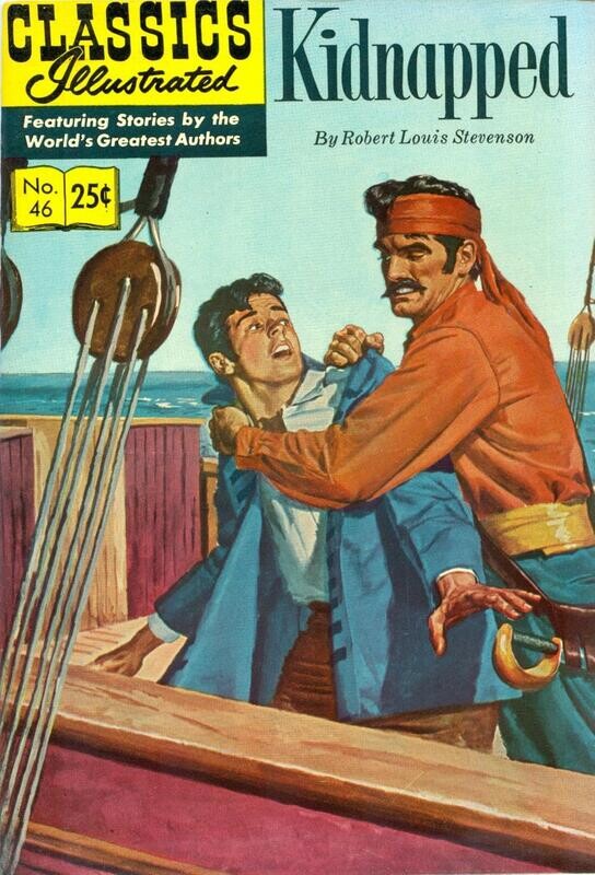 Classics Illustrated #46 (HRN 169) Kidnapped - Summer 1970 stiff cover