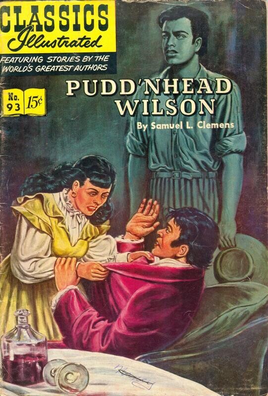 Classics Illustrated #93 (Original 1st Edition) - Pudd&#39;nhead Wilson - March 1952