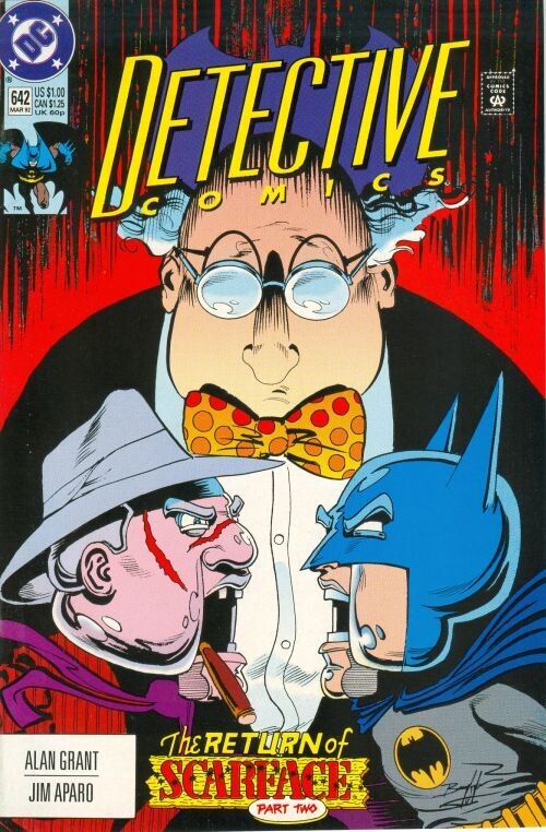Detective Comics #642, Norm Breyfogle cover, $1 cover price, March 1992
