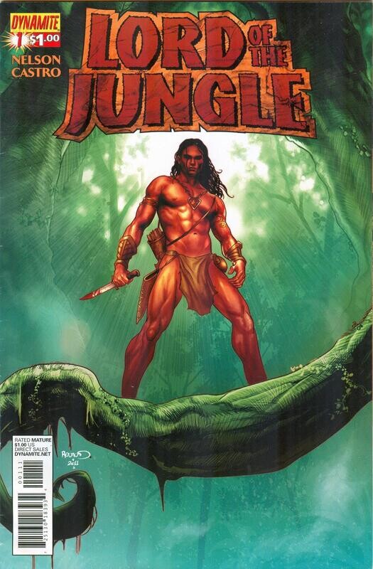 Lord of the Jungle #1B, Dynamite Entertainment, January 2012 Paul Renaud, Tarzan