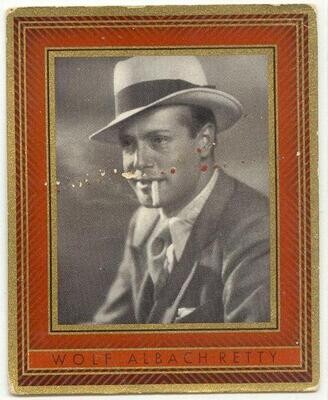 Wolf Albach-Retty, 1937 original cigarette card, #441