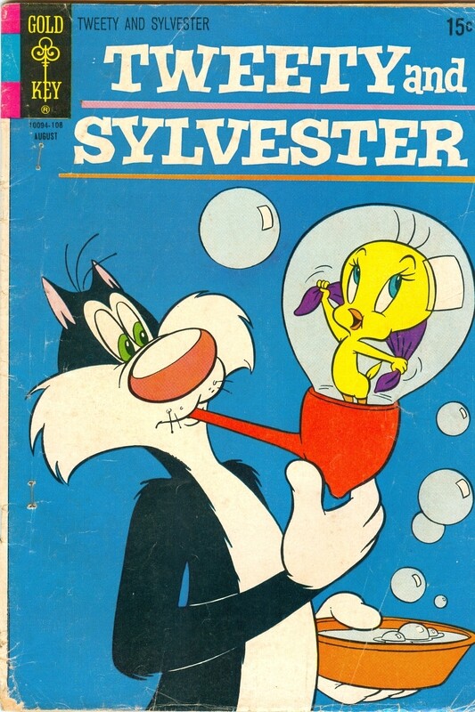 Tweety and Sylvester #19, Gold Key Comics, August 1971, 15¢ cover