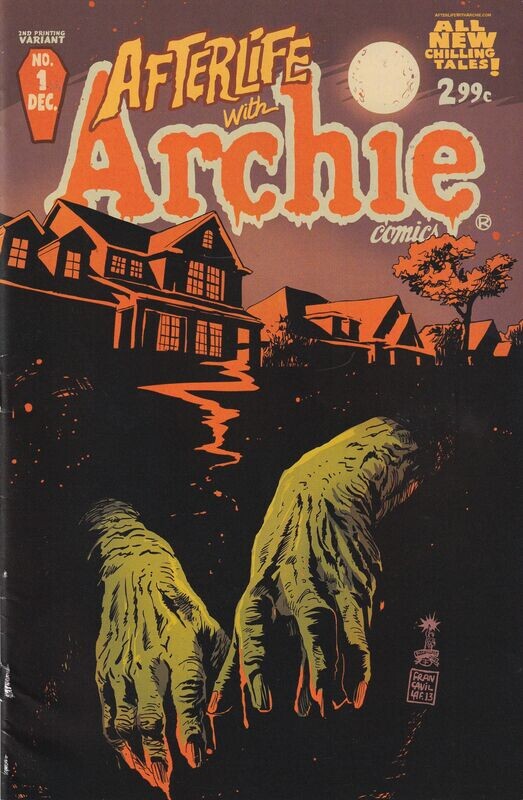 Afterlife with Archie #1, Archie Horror, September 2013, $2.99 2nd print variant