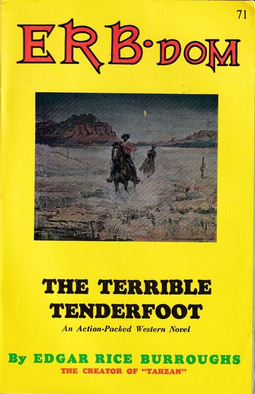 ERB-dom #71, June 1973, Terrible Tenderfoot part one 50¢
