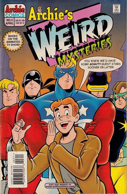 Archie&#39;s Weird Mysteries #3, Archie Comics, April 2000, $1.99 Fernando Ruiz