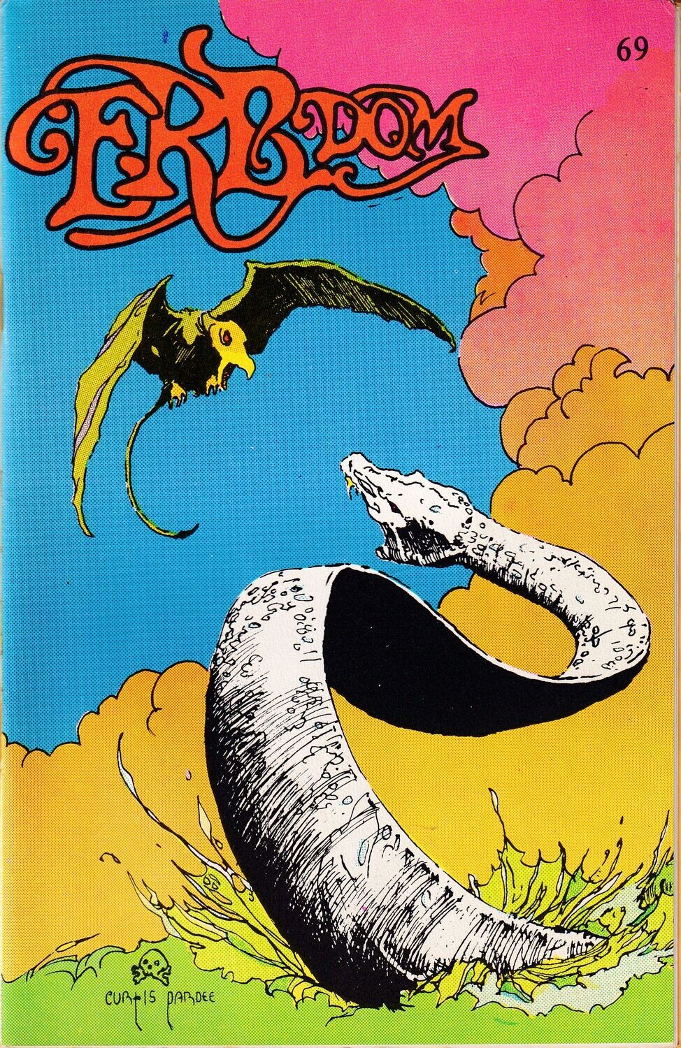 ERB-dom #69, April 1973, Pellucidar cover 50¢ Neal McDonald