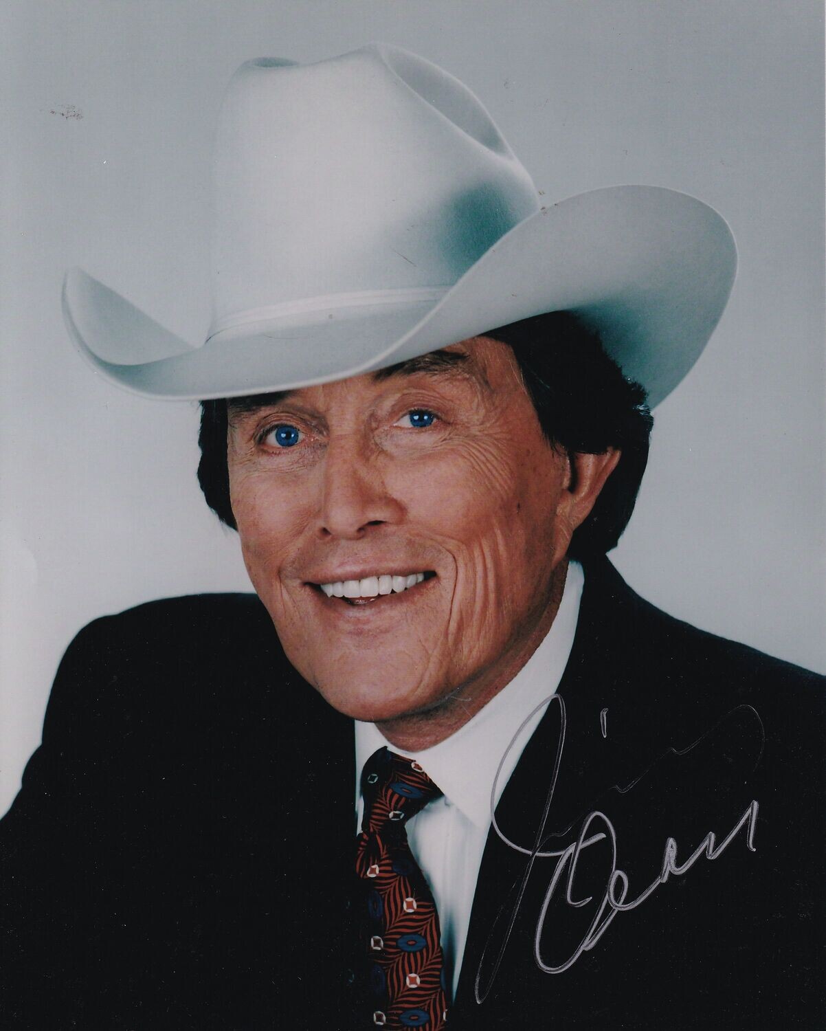 Jimmy Dean 8x10 Color Signed Portrait, Big Bad John singer &amp; Sausage King