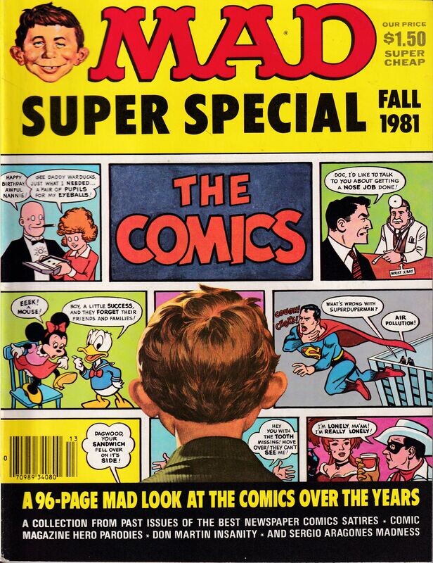 MAD Super Special #36 - Fall 1981, comic strip parody, lots of Wally Wood art!