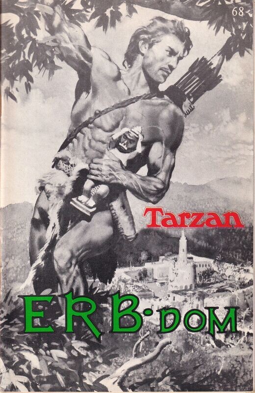 ERB-dom #68, March 1973, Tarzan cover 50¢ art and illustration issue