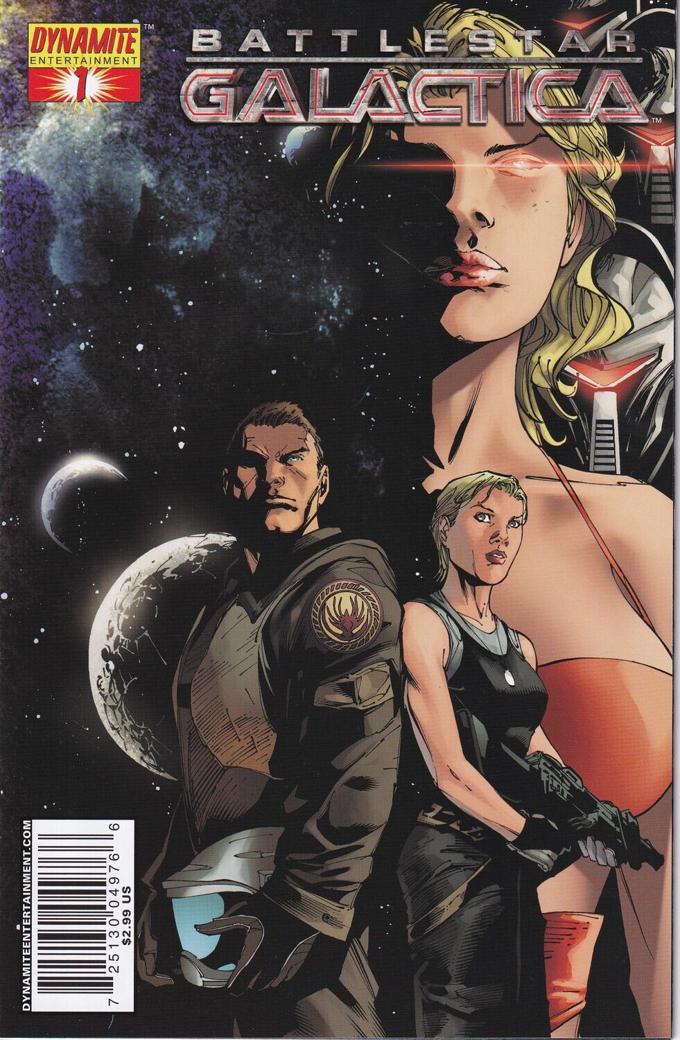 Battlestar Galactica #1 Cover B Billy Tan 1st print 2006, Dynamite, $2.99 cover
