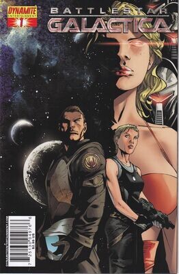Battlestar Galactica #1 Cover B Billy Tan 1st print 2006, Dynamite, $2.99 cover