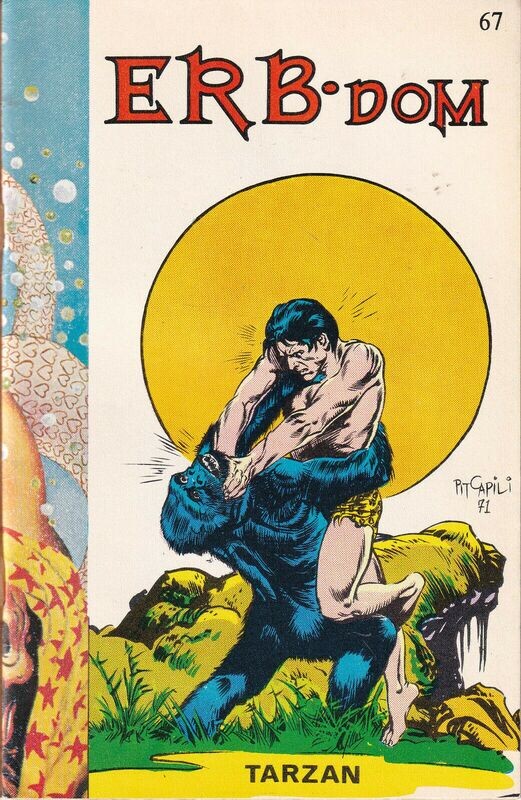 ERB-dom #67, February 1973, Pit Capili Tarzan cover 50¢ Mike Kaluta