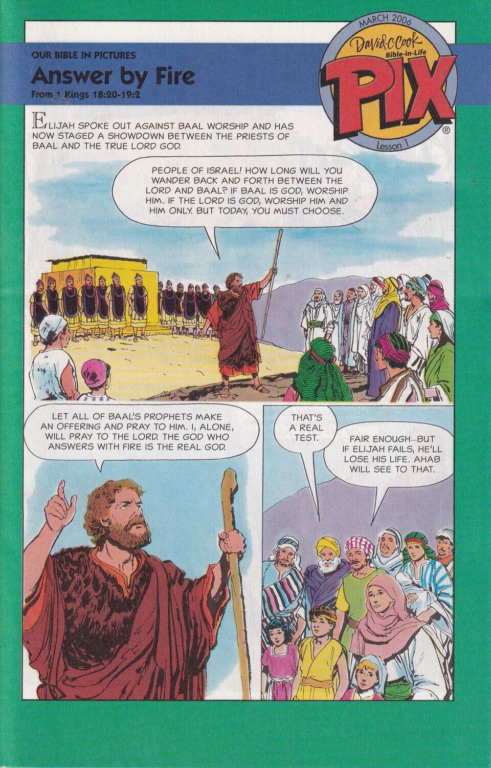 Andre LeBlanc, Sunday Bible-In-Life PIX comics! 13 issues 2006