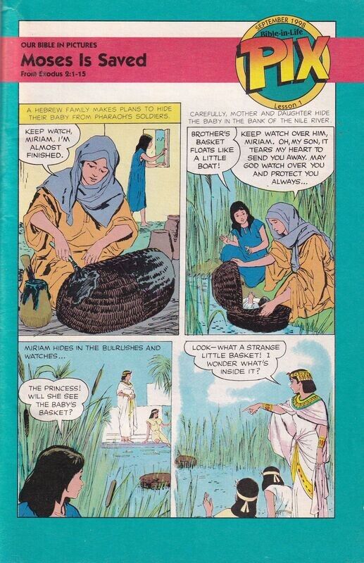Andre LeBlanc, Sunday Bible-In-Life PIX comics, Exodus! Moses! 13 issues 1998