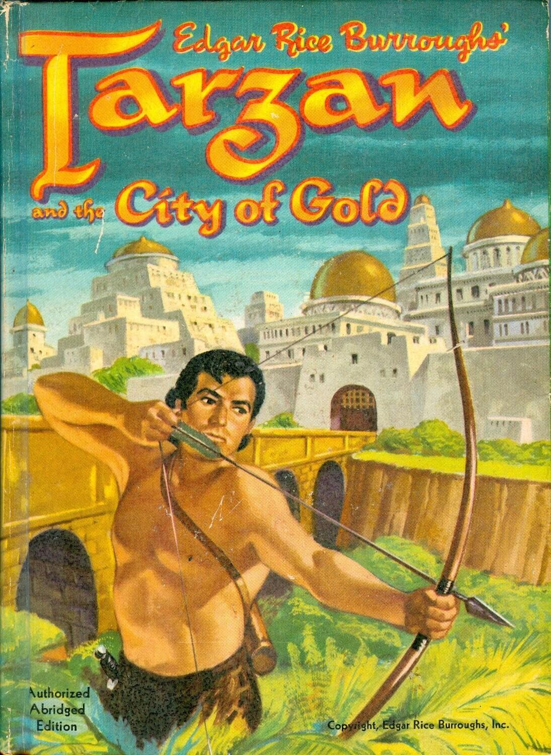Whitman #1533 - Tarzan and the City of Gold by Edgar Rice Burroughs - 1954
