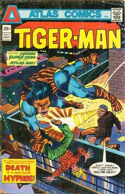 Tigerman #3 - Atlas Comics/Seaboard, September 1975 - Steve Ditko