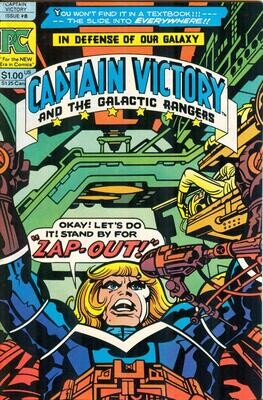 Captain Victory and the Galactic Rangers #8, Pacific Comics, December 1982 Kirby