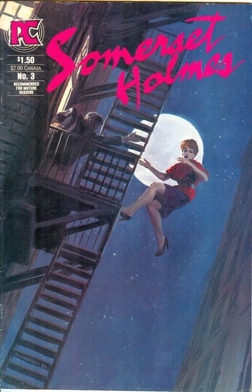Somerset Holmes #3 - Pacific Comics - February 1984, $1.50 cover, Brent Anderson, Al Williamson backup