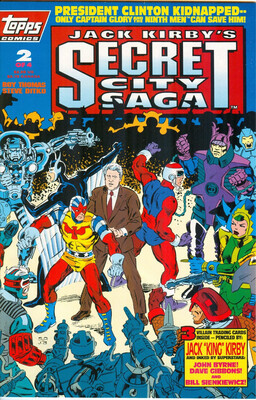Jack Kirby&#39;s Secret City Saga #2 - Topps Comics - June 1993 $2.95 Ditko &amp; Torres