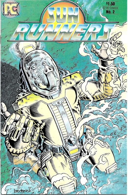 Sun Runners #2 - Pacific Comics - March 1984, $1.50 cover, Pat Broderick