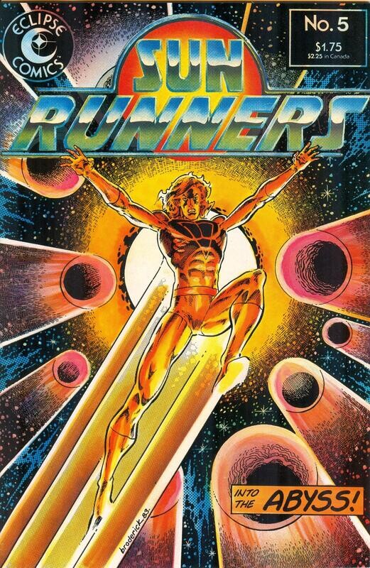 Sun Runners #5 - Eclipse Comics - May 1985, $1.75 cover, Pat Broderick