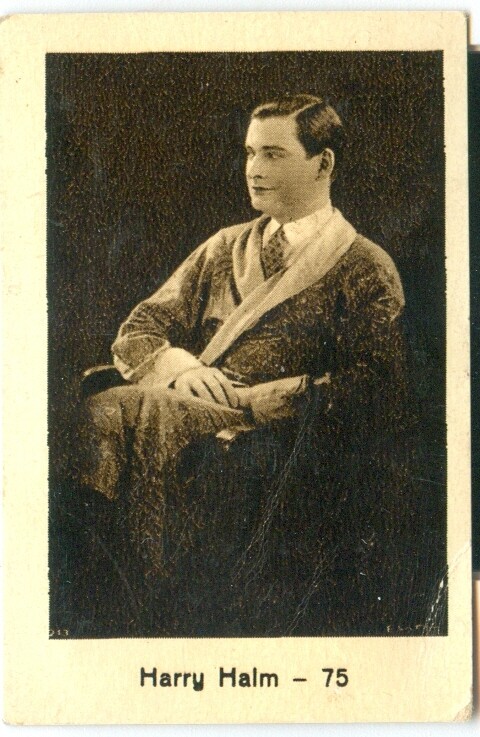 Harry Halm - 1930s Monopol Film Bilder cigarette card #75