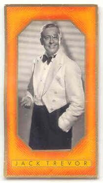 Jack Trevor - original cigarette card from 1937