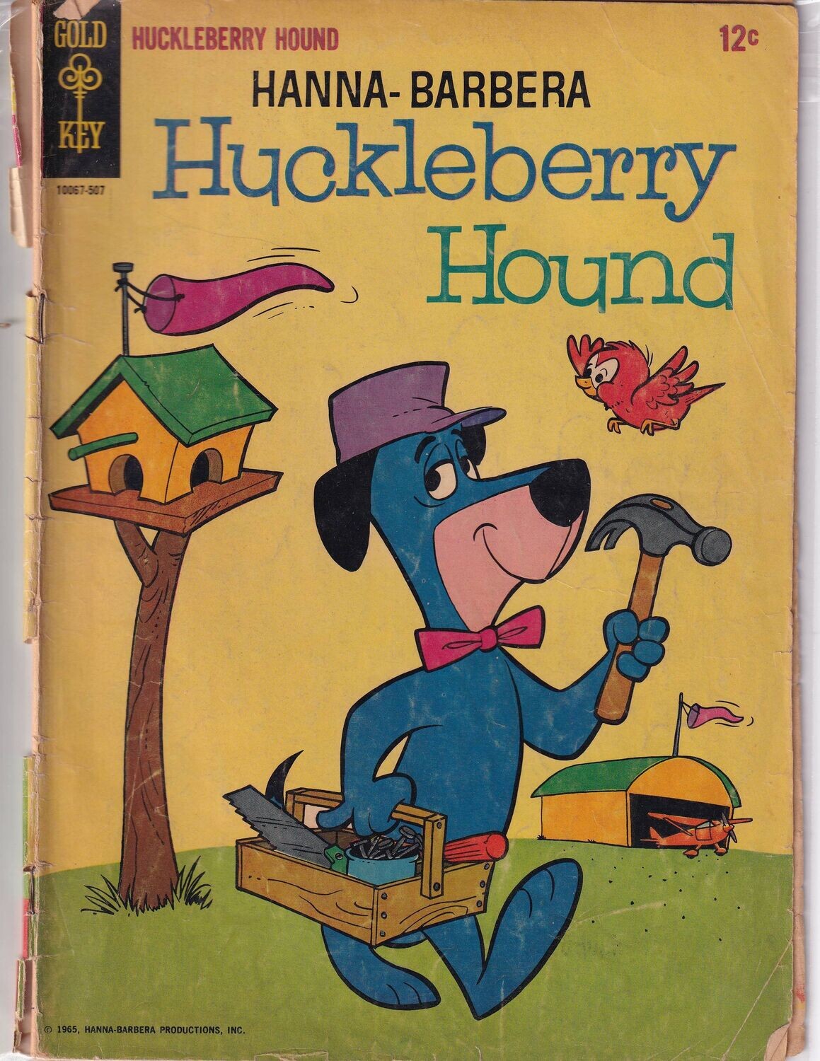 Huckleberry Hound #27, Gold Key, July 1965, 12¢ - FAIR
