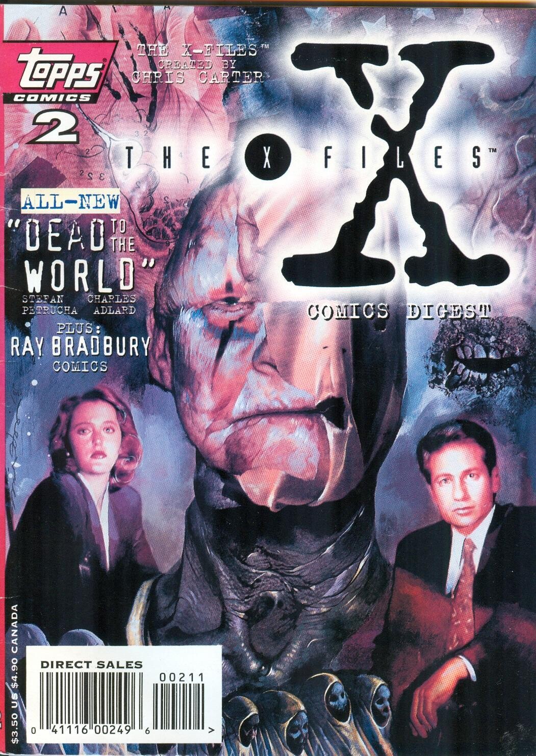 X-Files Comics Digest #2 (Topps Comics), April 1996, $3.50, Davis &amp; Williamson