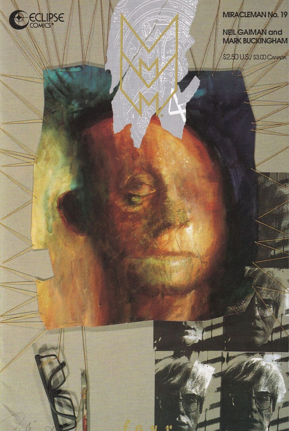 Miracleman #19, Eclipse Comics, November 1990 - $2.50 cover. Dave McKean, NM