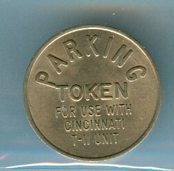 Cincinnati Parking Control Systems Token - undated