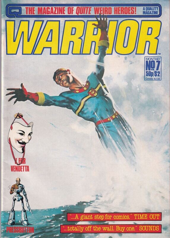 Warrior #7, Quality Communications, November 1982 - 50p - Alan Davis - Marvelman