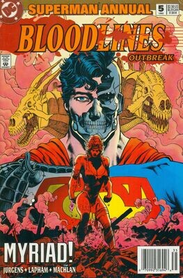 Superman Annual #5 - July 1993, DC Comics, $2.50 cover, David Lapham, Bloodlines