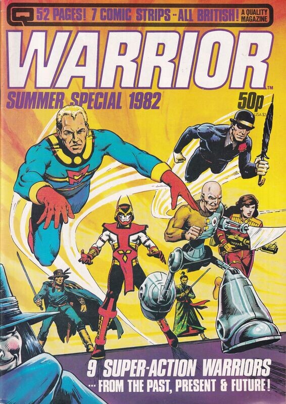 Warrior #4, Quality Communications, Summer 1982 - 50p - Steve Dillon - Marvelman