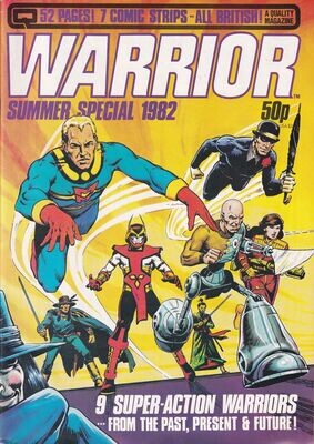 Warrior #4, Quality Communications, Summer 1982 - 50p - Steve Dillon - Marvelman