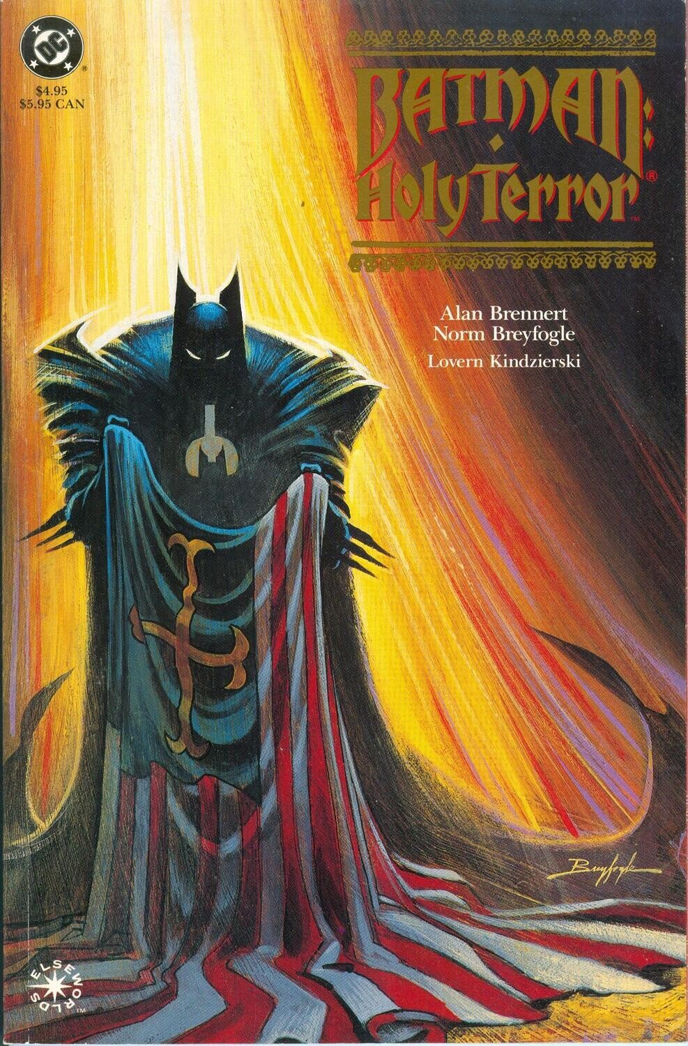 Batman: Holy Terror - 1991, DC Comics, $4.95 cover - Norm Breyfogle, Elseworlds