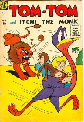 Tom-Tom #1 - Magazine Enterprises, November 1957, 10¢ cover, Muggsy Mouse text