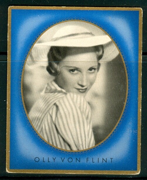 1936: Olly von Flint - German Starlet original card 235