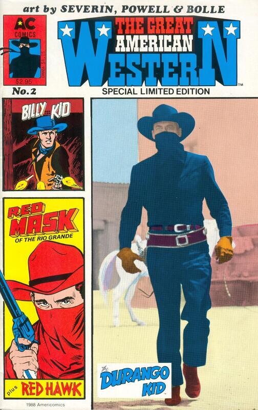 Great American Western #2, 1988 - AC Comics $2.95, Durango Kid photo cover