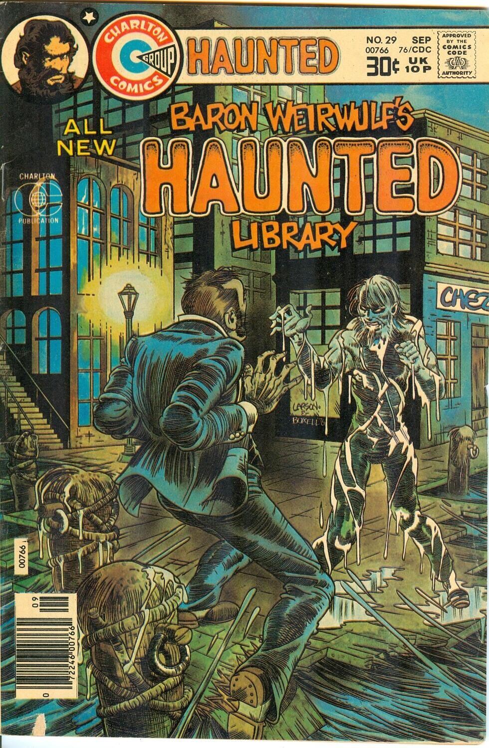 Haunted #29, Charlton Comics, September 1976, 30¢ Rich Larson cover