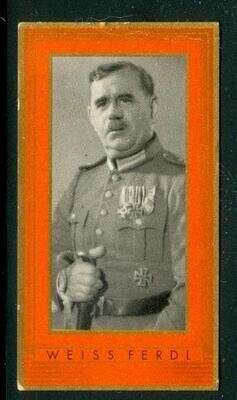 1937: Weiss Ferdl - shown with EK1 &amp; EK2 card #447