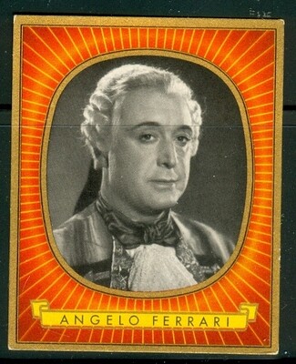 1937: Angelo Ferrari, Italian actor cigarette card #353